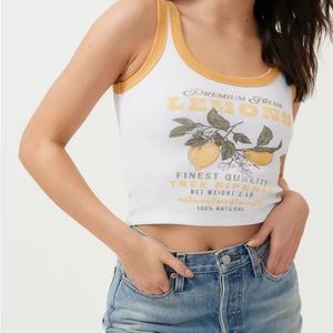 Urban Outfitters Graphic Lemon Tank Top!